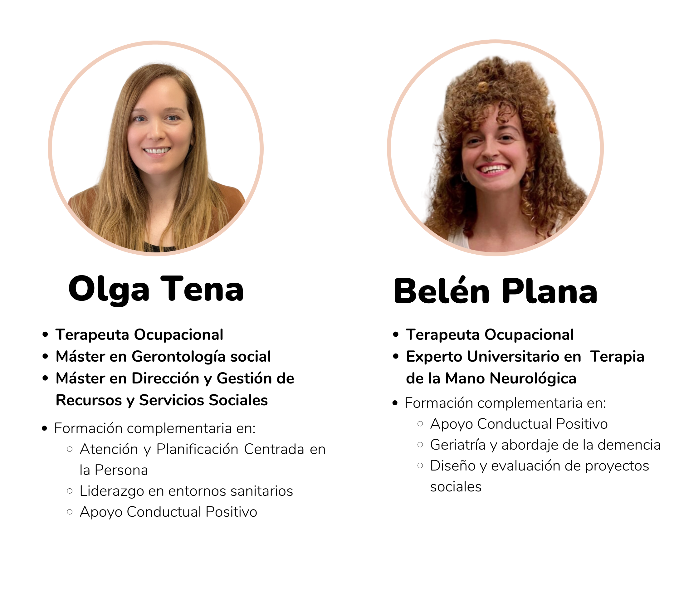 Olga Tena y Belén Plana de ytanto
